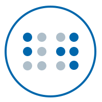 Image of the Braille Works Braille Icon