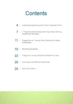 Screenshot of the white paper Table of Contents.