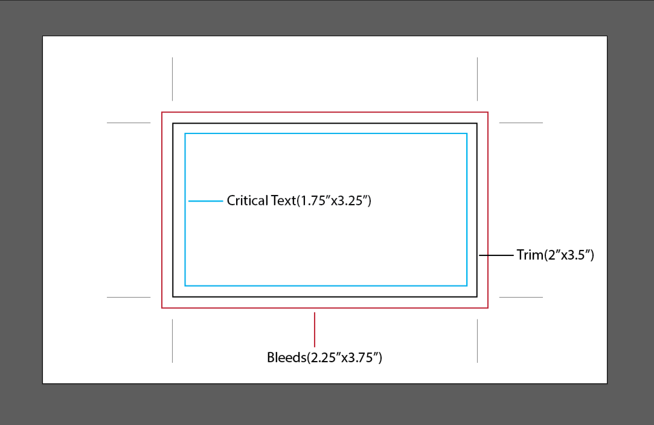 place card size