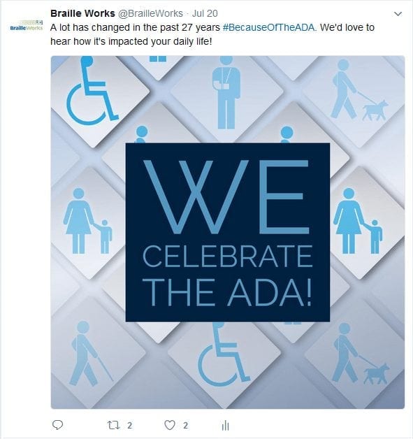 icons representing disabilities