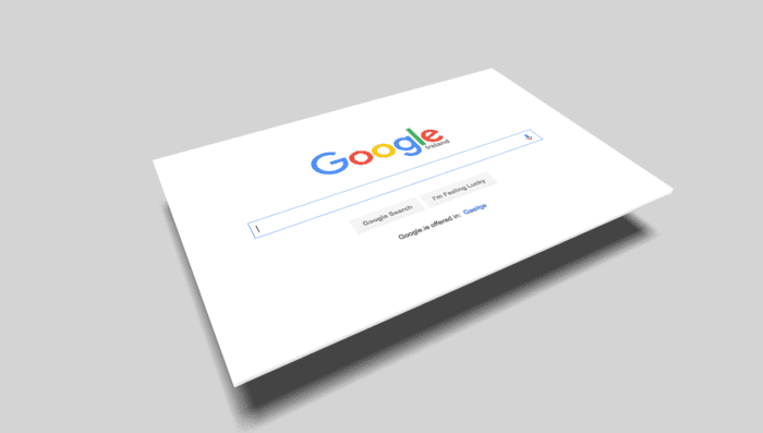 Blank Google search bar ready for you to type in WCAG accessibility questions