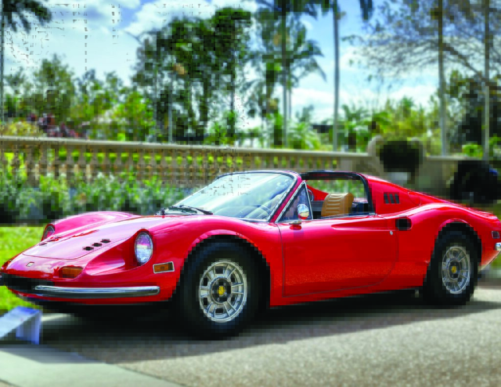 1974 Red Ferrari 246 GTS Dino