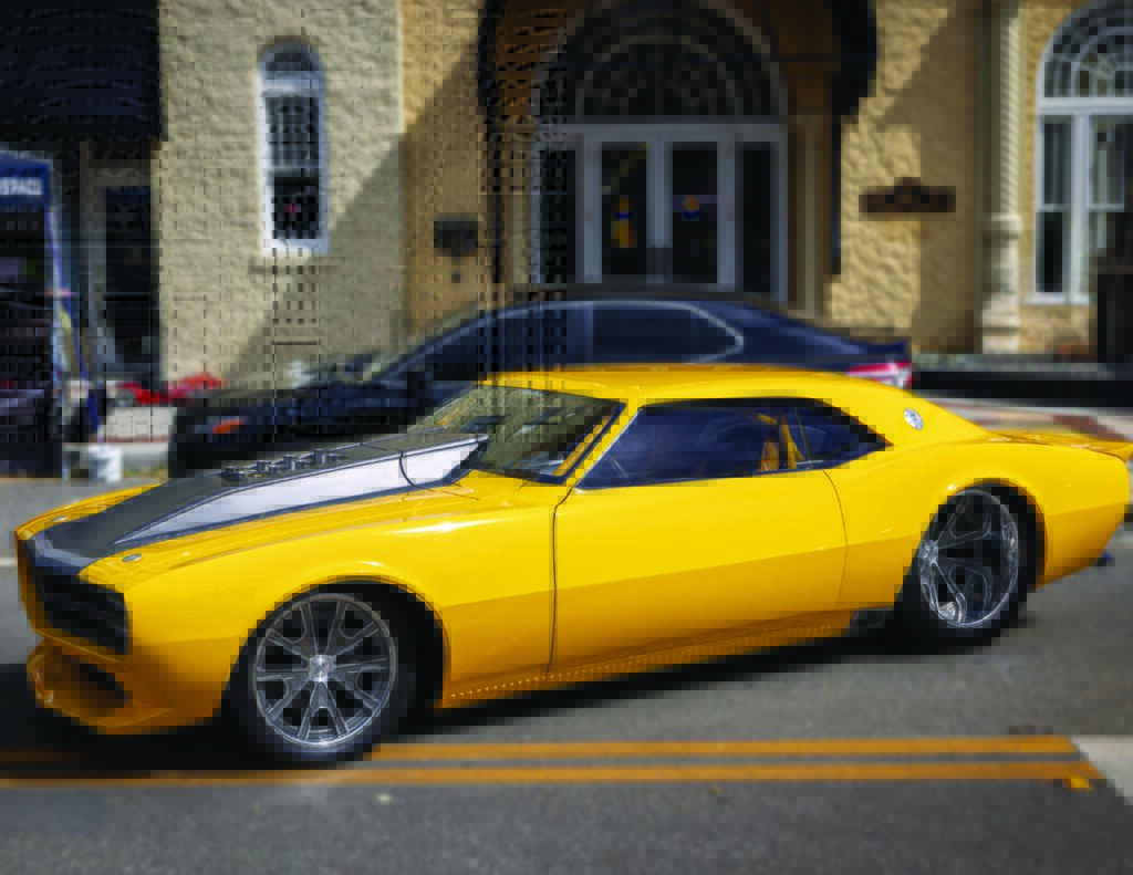 Yellow 1968 Chevrolet Camaro
