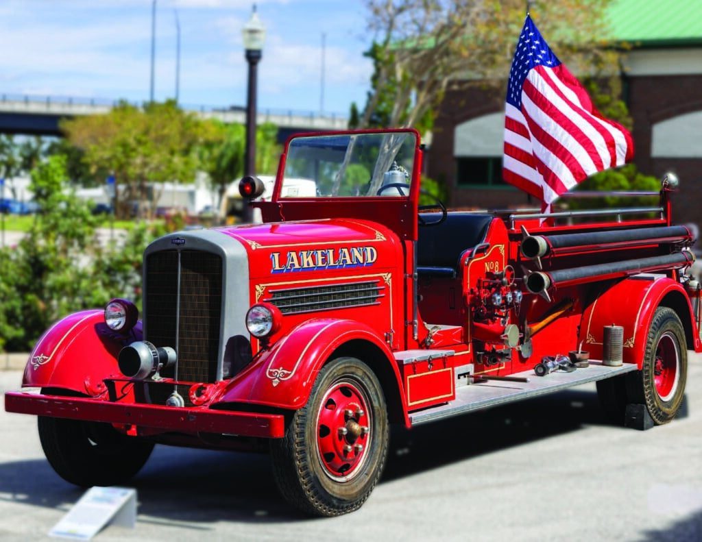 Red 1938 Pirsch Fire Engine