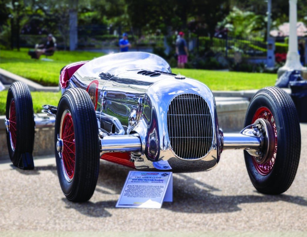Chrome 1935 Miller-Ford Indy Roadster