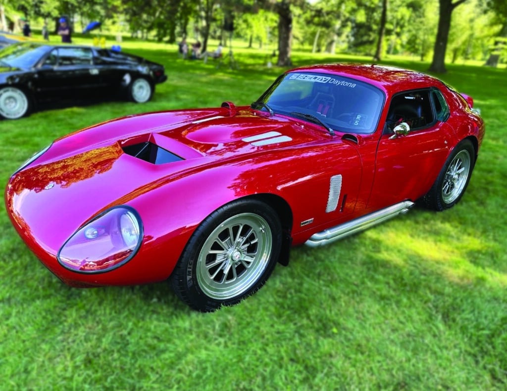 Red 1960s Shelby Daytona Cobra Coupe
